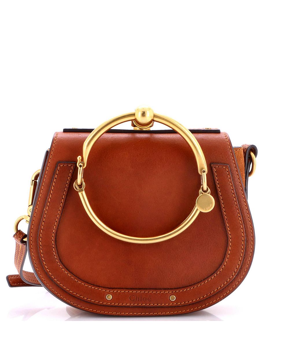 Б/у сумка Chloe Small Nile Crossbody из кожи