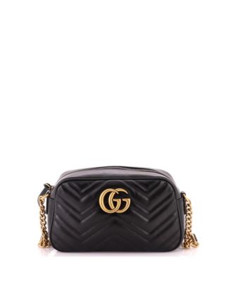 Сумка через плечо Gucci Small GG Marmont из стеганой кожи (б/у)