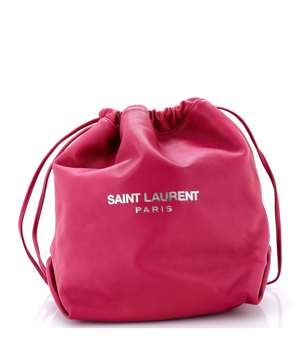 Pre-Owned Saint Laurent большая сумка-ведро Teddy из кожи