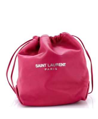 Pre-Owned Saint Laurent большая сумка-ведро Teddy из кожи