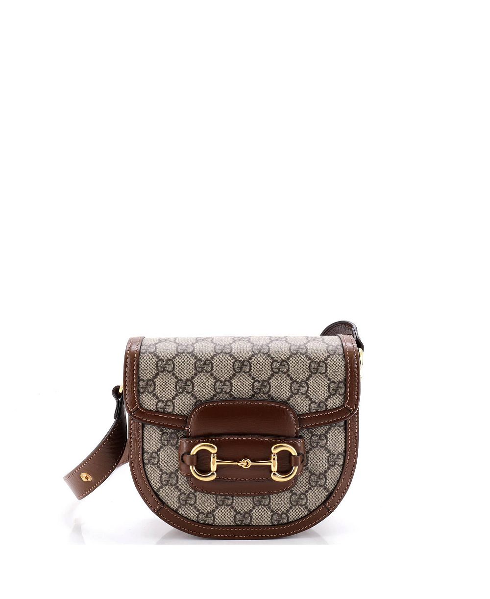Мини-сумка через плечо Mini Horsebit 1955 Rounded от Gucci (б/у)