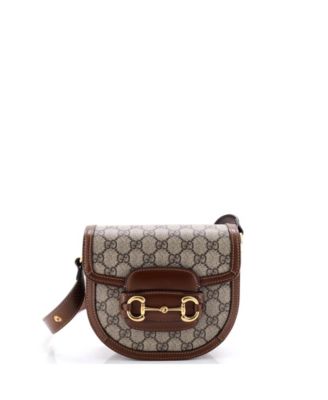 Мини-сумка через плечо Mini Horsebit 1955 Rounded от Gucci (б/у)