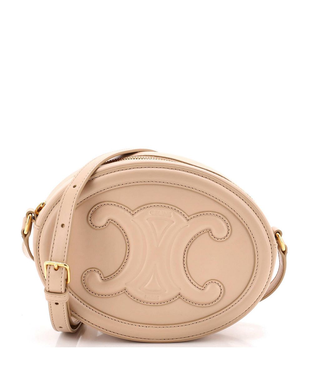Pre-Owned Celine овальная сумка через плечо Triomphe из кожи