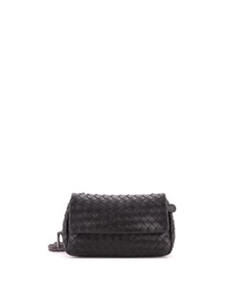 Б/у сумка Bottega Veneta Small Expandable Chain Crossbody из кожи Intrecciato Nappa с цепочкой