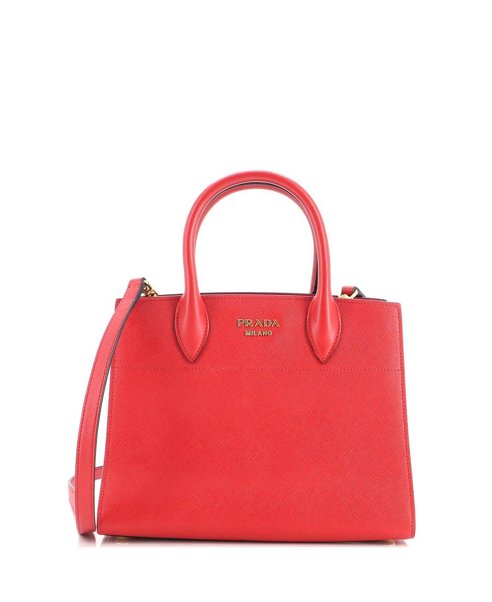 Prada мини-сумка Bibliotheque Tote Saffiano