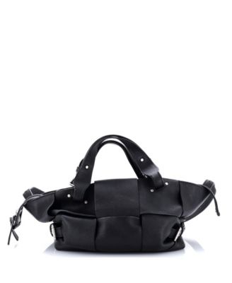 Pre-Owned Bottega Veneta Arco Tool Bag Maxi Intrecciato Leather