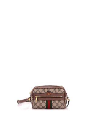 Pre-Owned Gucci Mini Ophidia Shoulder Bag GG Coated Canvas