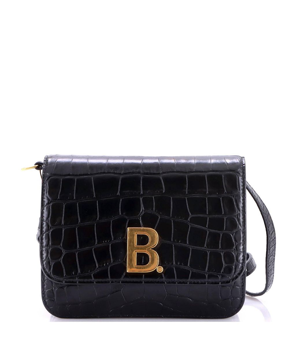 Pre-Owned Balenciaga маленькая сумка-флап B. Dot из тисненой кожи с точками