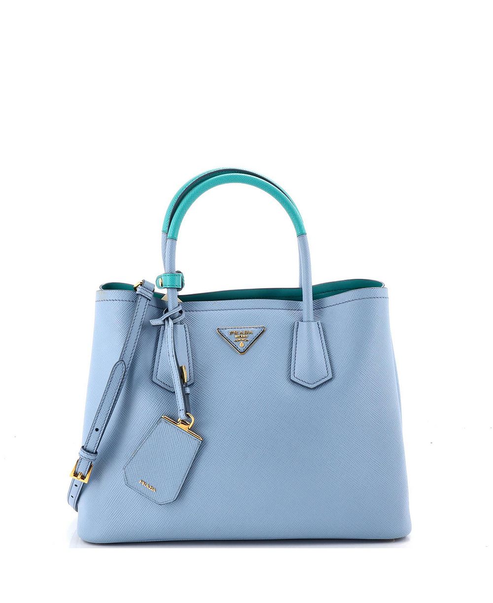 Pre-Owned Prada средняя сумка-тоут Cuir из кожи Сафьяно