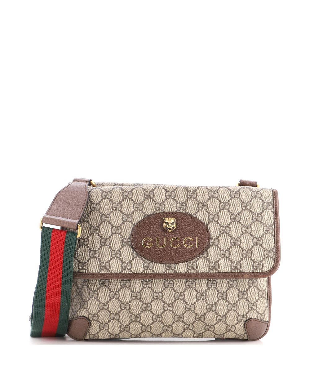 Pre-Owned Gucci сумка-мессенджер Medium Neo Vintage из ткани GG с клапаном