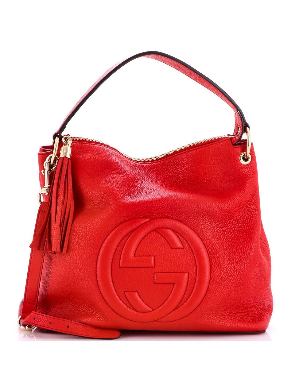 Pre-Owned Gucci Large Soho Convertible Hobo Leather