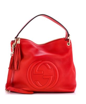 Pre-Owned Gucci большая сумка-хобо из кожи Soho