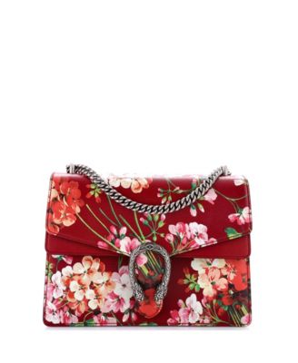 Pre-Owned Gucci Medium Dionysus Bag Blooms Print Leather