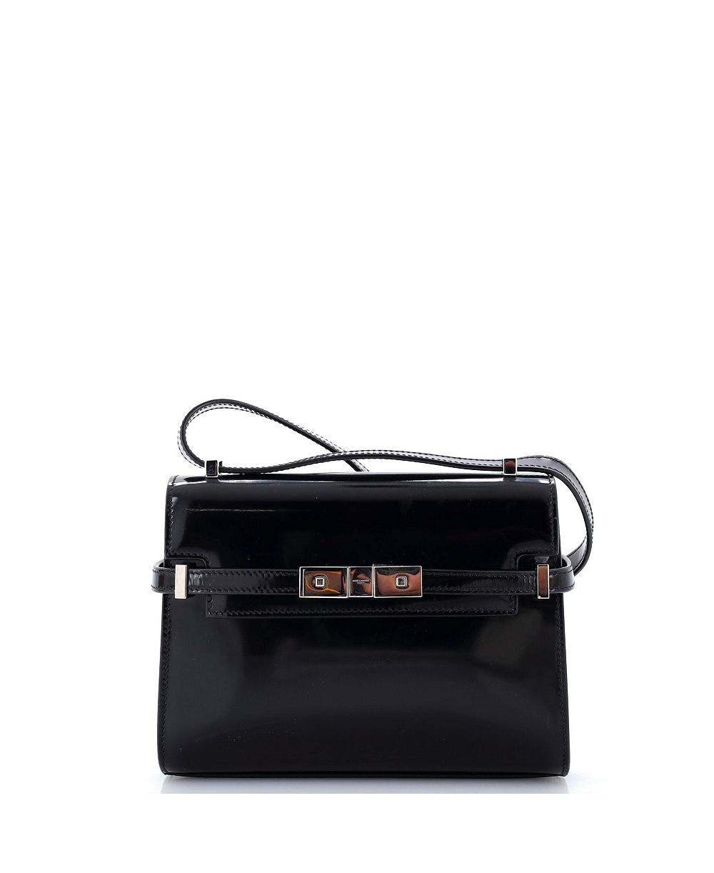 Saint Laurent мини-сумка Manhattan из кожи