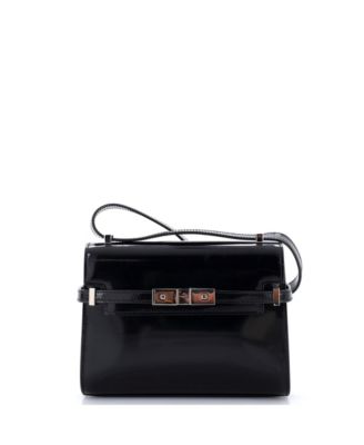 Saint Laurent мини-сумка Manhattan из кожи