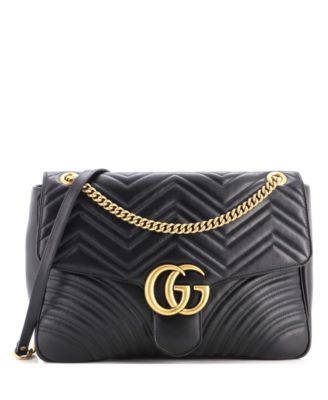 Pre-Owned Gucci большая сумка GG Marmont Flap из стеганой кожи