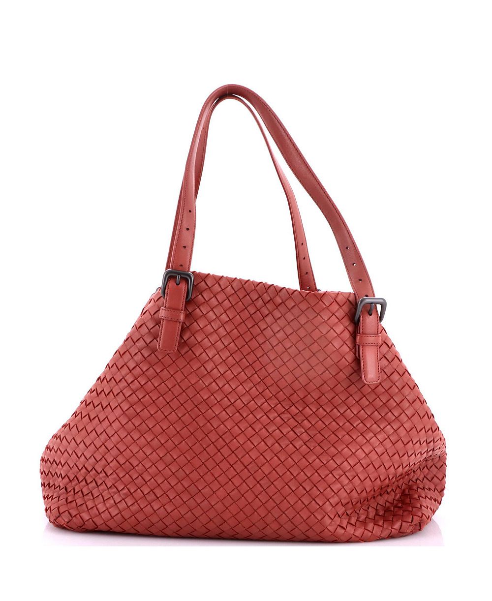 Большая сумка-тоут Bottega Veneta A-Shape Intrecciato Nappa (б/у)