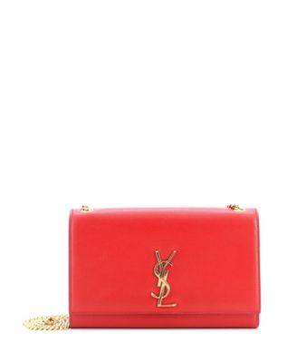 Pre-Owned Saint Laurent Средняя сумка через плечо с классическим монограммом из зернистой кожи