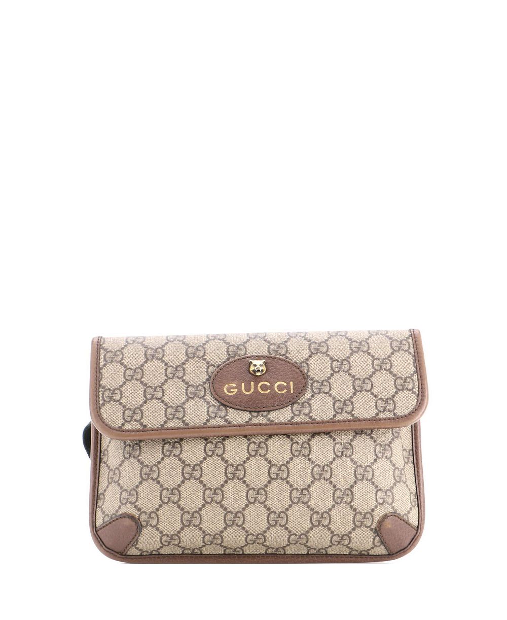 Б/у сумка Gucci Neo Vintage Flap Belt Bag из ткани GG coated canvas