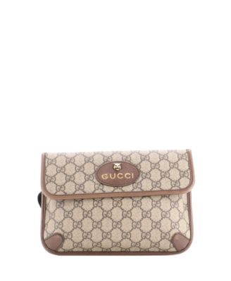 Б/у сумка Gucci Neo Vintage Flap Belt Bag из ткани GG coated canvas