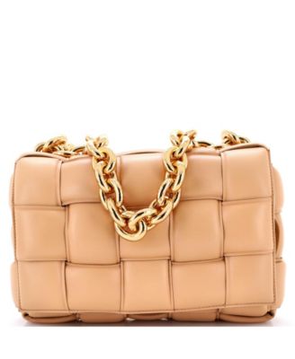 Pre-Owned Bottega Veneta сумка-кроссбоди Cassette Chain Maxi из стеганой кожи Intrecciato