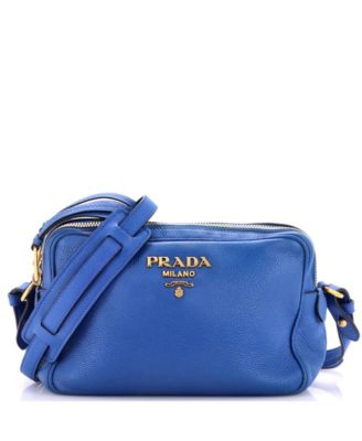 Pre-Owned Prada Средняя сумка-камера с двойной молнией Vitello Phenix