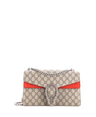 Б/у сумка Gucci Small Dionysus из лакированного канваса с принтом GG