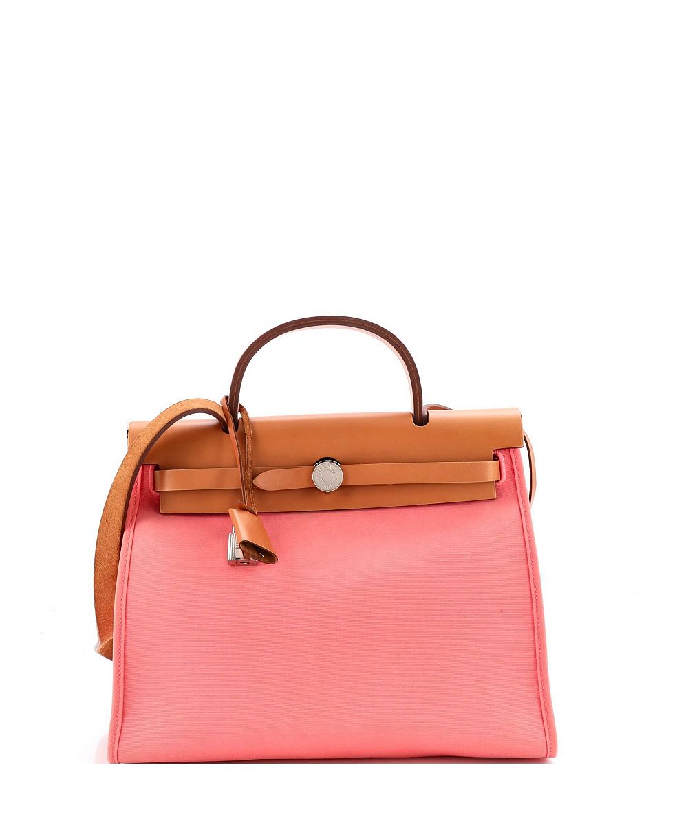 Pre-Owned Hermes 31 Herbag Zip кожа и ткань
