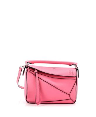 Pre-Owned Loewe Мини-сумка Puzzle из кожи