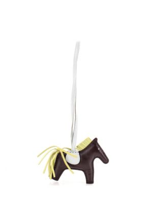 Б/у кожаный подвесной брелок Hermes PM GriGri Rodeo Bag Charm