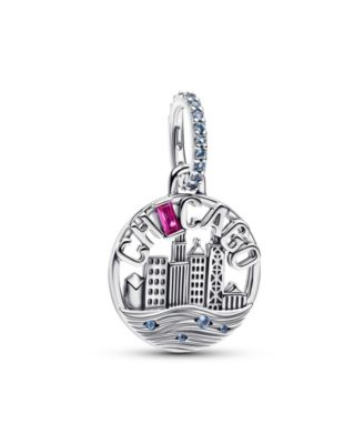 Подвеска Pandora Sterling Silver Chicago Skyline Dangle Charm