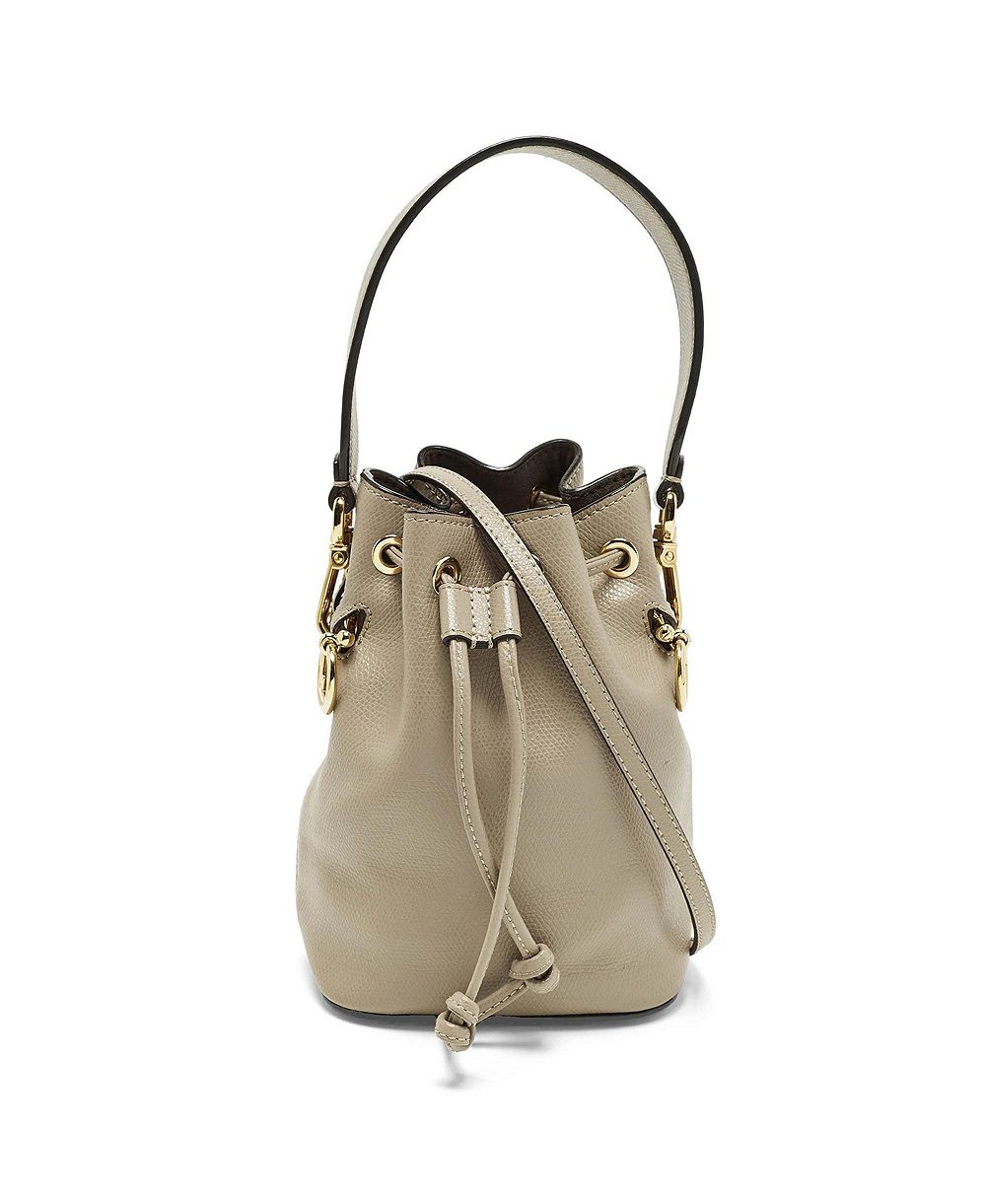 Pre-Owned Fendi Женские Mon Tresor Mini кожаная сумка-ведро