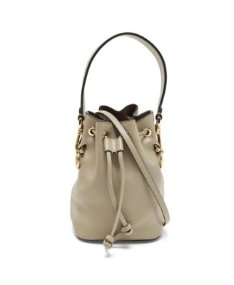 Pre-Owned Fendi Women's Mon Tresor Mini Leather Bucket Bag