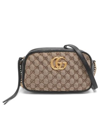 Pre-Owned Gucci женская сумка-камера GG Marmont из холста