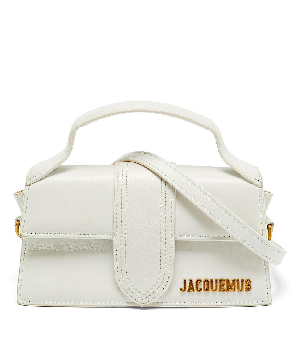 Pre-Owned Jacquemus Women's Le Bambino Mini Leather Top Handle Bag
