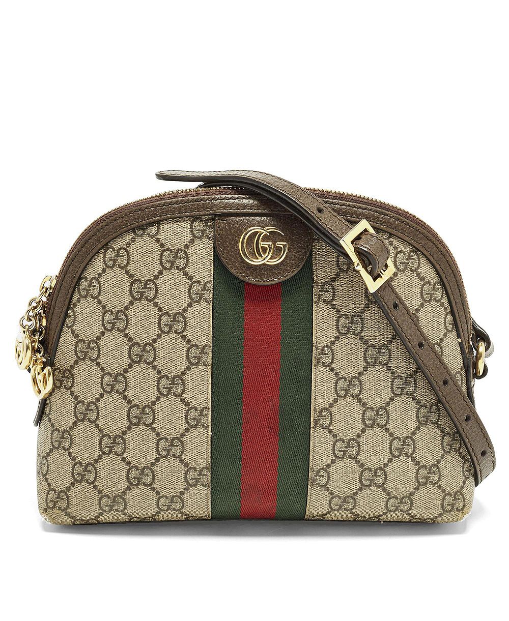сумка через плечо ophidia retro dome-shape от gucci (б/у)