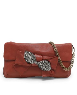 Pre-Owned Chloe кожаная сумка через плечо с кристаллами и бантом