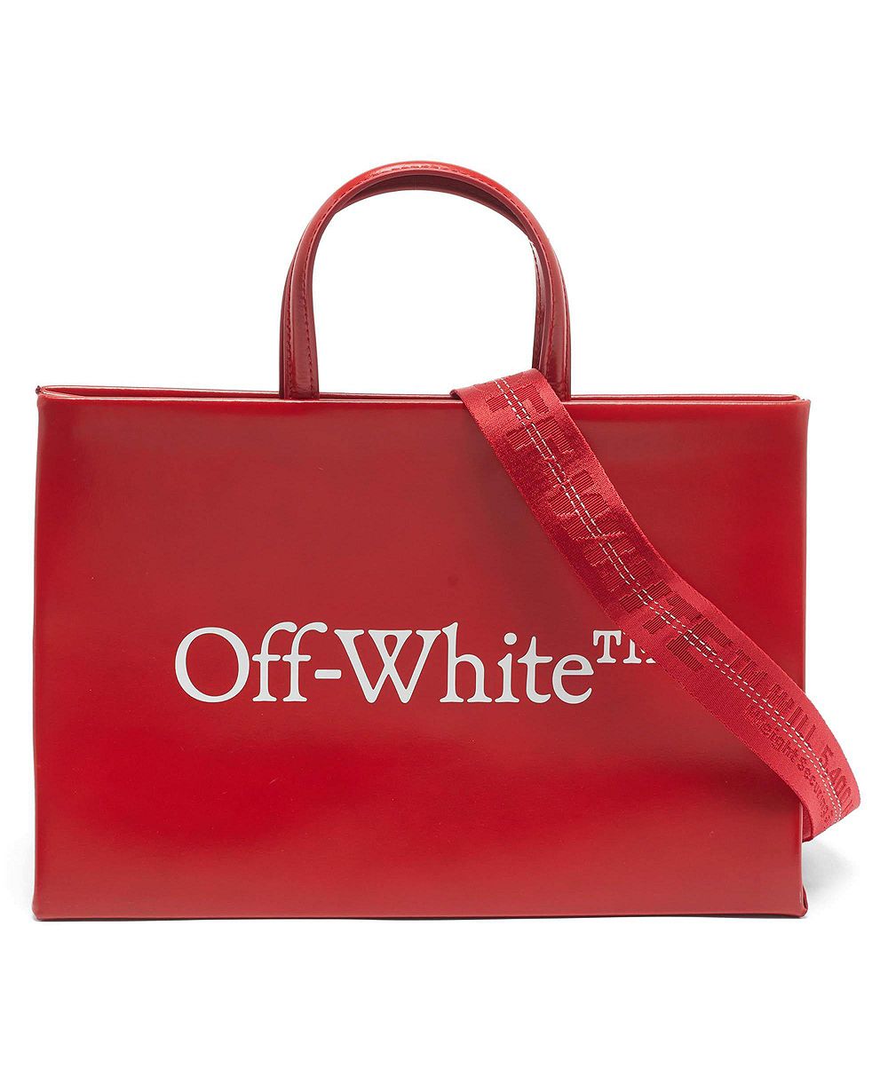 Б/у средняя сумка-тоут Box Glossy Leather от Off-White