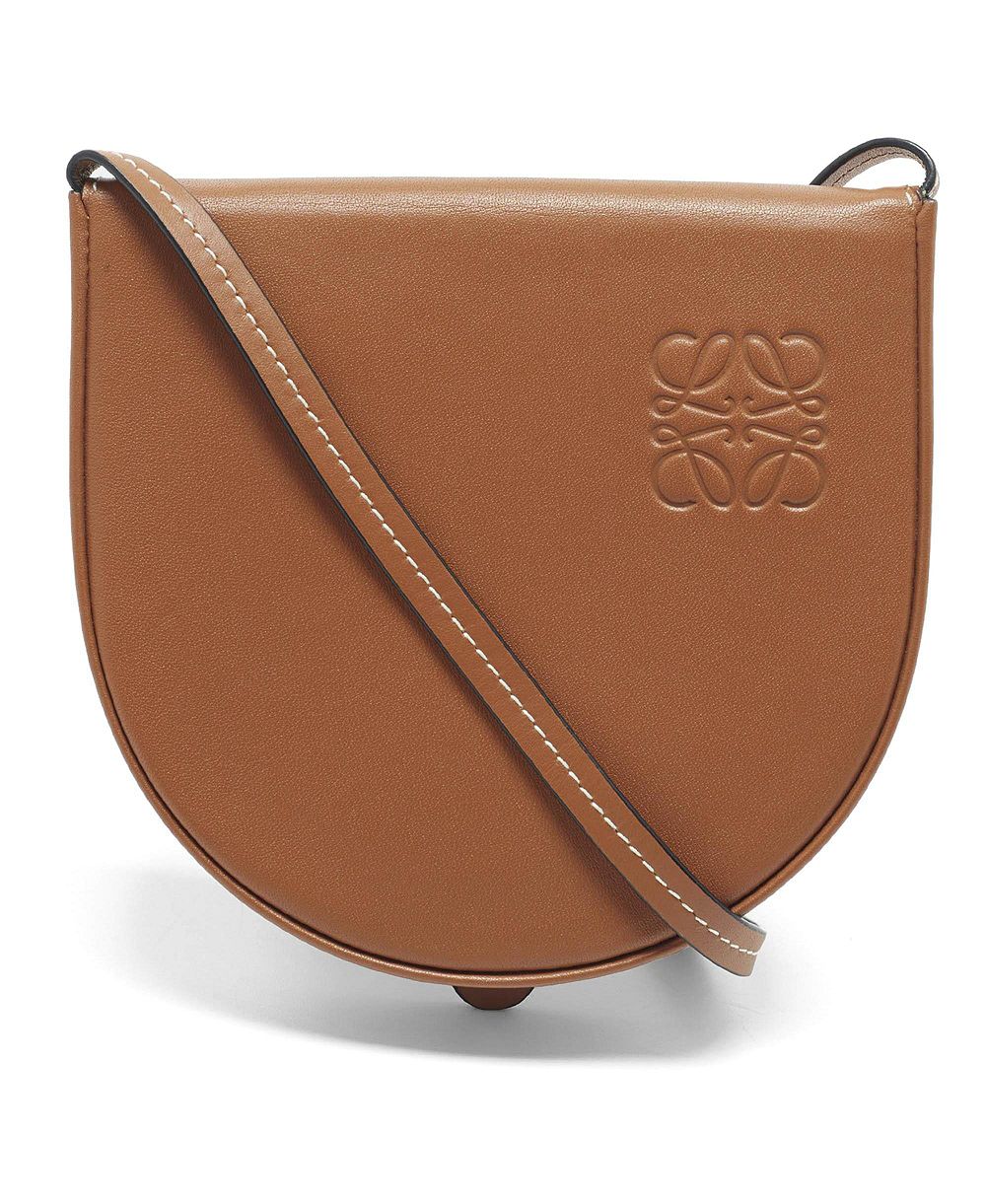 Pre-Owned Loewe Anagram Heel Mini Leather Crossbody Bag