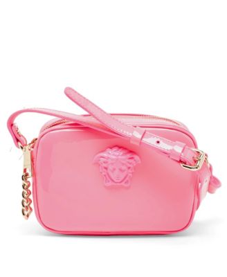 Pre-Owned Versace Women's La Medusa Patent Leather Crossbody Camera Bag