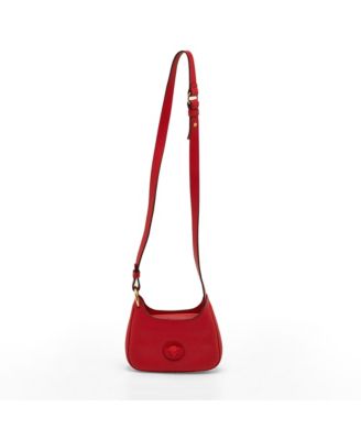 Pre-Owned Versace Small La Medusa Leather Crossbody Bag