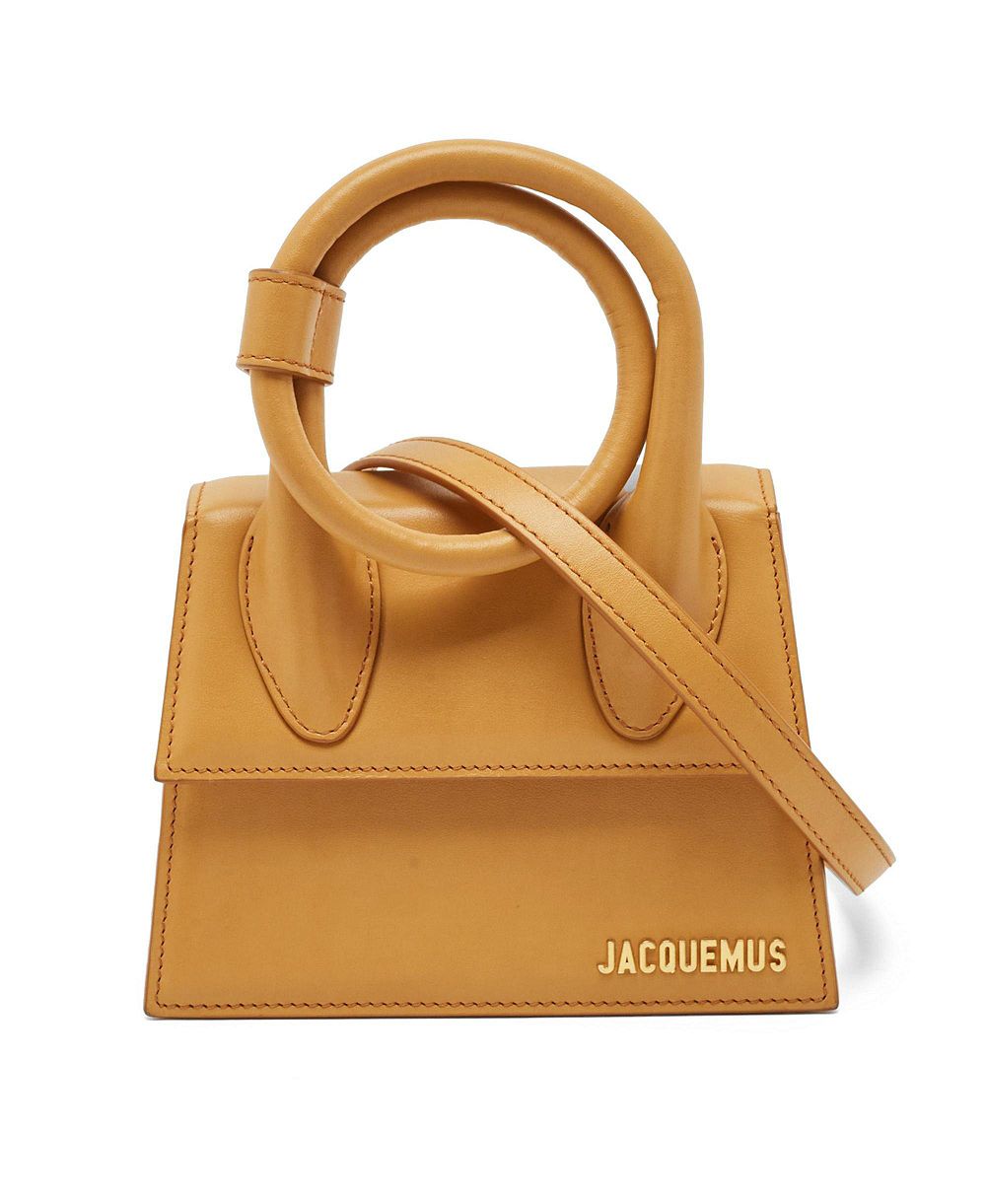 Б/у женская кожаная сумка jacquemus