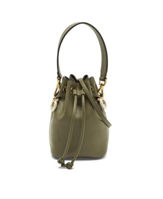 Pre-Owned Fendi Women's  Mon Tresor Mini Leather Bucket Bag
