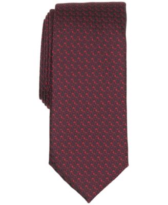 Alfani Men's Lennox Geo Geometric-Print Slim Tie, Macy's Exclusive