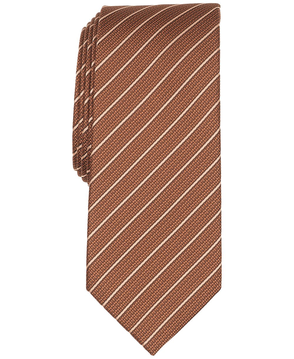 Мужской галстук Alfani Ellison Stripe Slim, эксклюзив Macy's