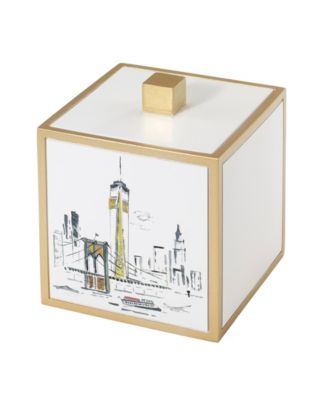 Nicole Miller City Girl 5.75" Decorative Covered Jar