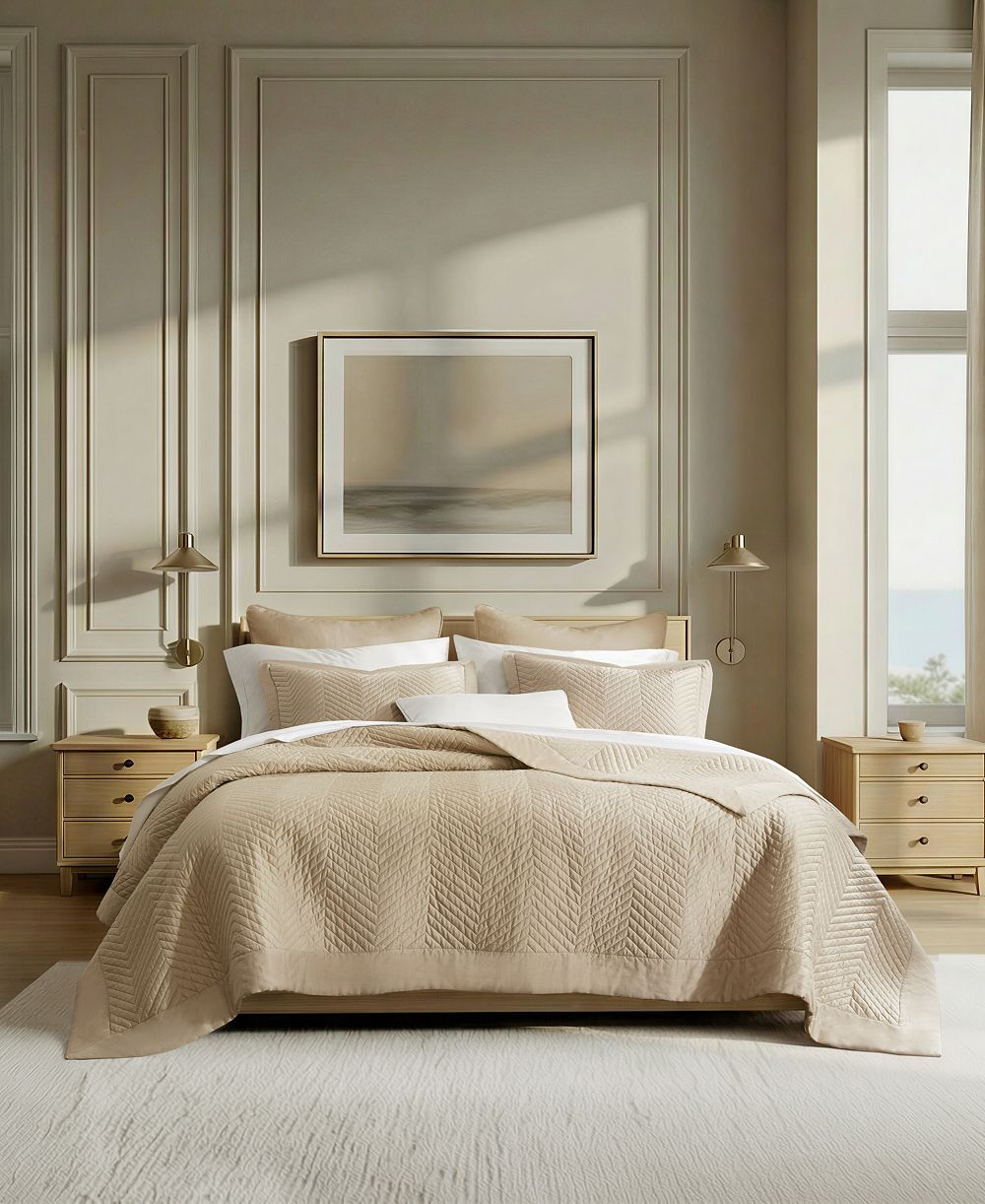 Harbor House комплект стеганых одеял Liam Hotel из хлопкового сатина, 3 предмета, размер Full/Queen