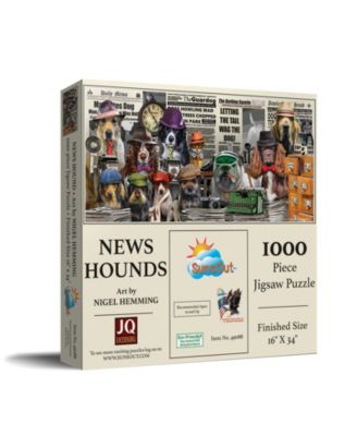 SunsOut пазл «NewsHounds» на 1000 деталей, возраст 15+