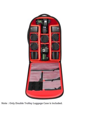 Neewer NW3300-R 23L Rolling Camera Backpack, 22 x 14 x 10 in, 11 Dividers, for DSLR Gear, Tripods and 17 in Laptops