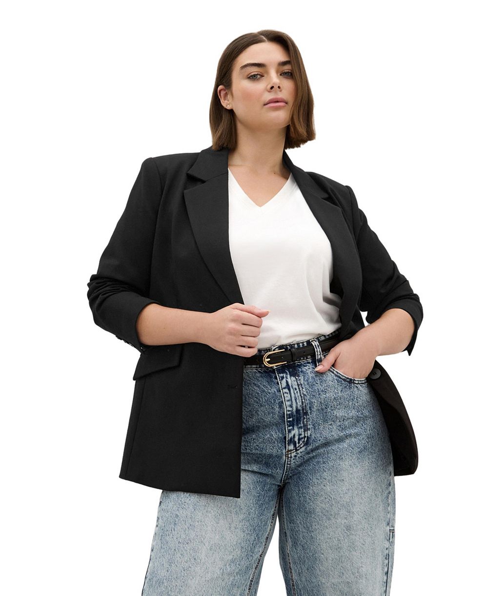 CITY CHIC Plus Size Galactic Oversized Stretch Ponte Blazer